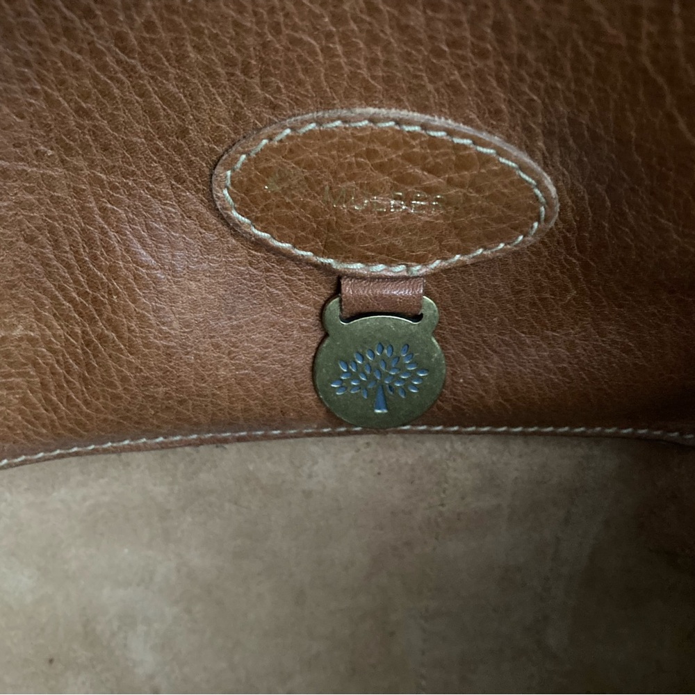 MULBERRY classic large leather tote bag